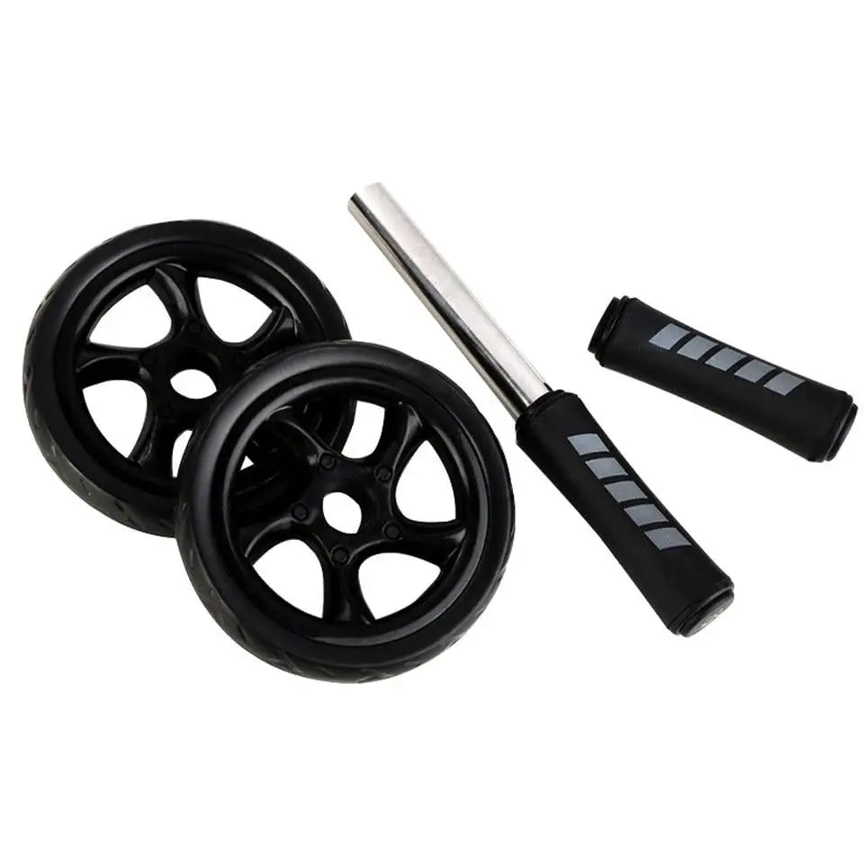 Double Wheel Ab Roller Trainer Fitness-6