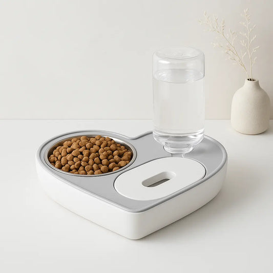 2-in-1 Dog & Cat Feeder Station Pet Essentials-6