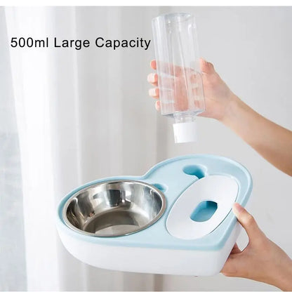 2-in-1 Dog & Cat Feeder Station Pet Essentials-6