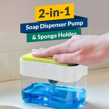 Double Layer Sponge & Soap Rack Home Essentials-7