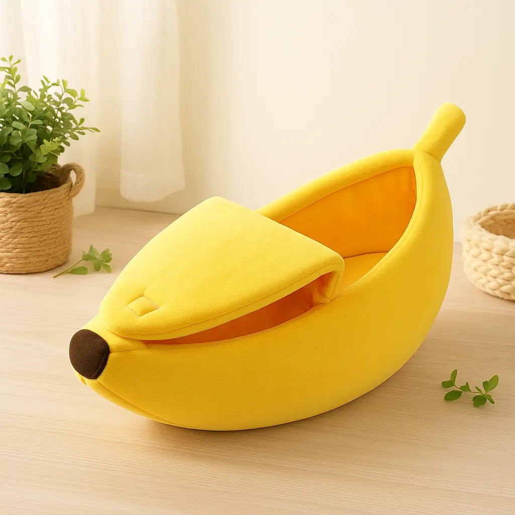 Banana Pet Bed – Funny Dog & Cat House Pet Essentials-6