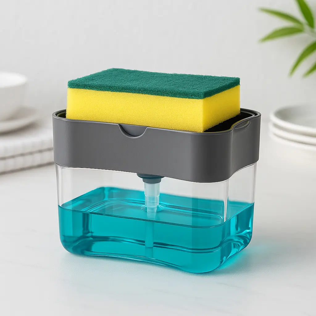Double Layer Sponge & Soap Rack Home Essentials-7