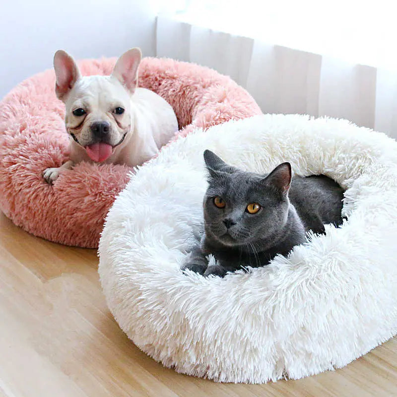 Calming Donut Bed for Dogs & Cats Pet Essentials-11