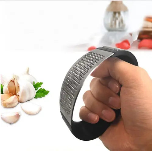 Stainless Steel Garlic Press Home Essentials-7