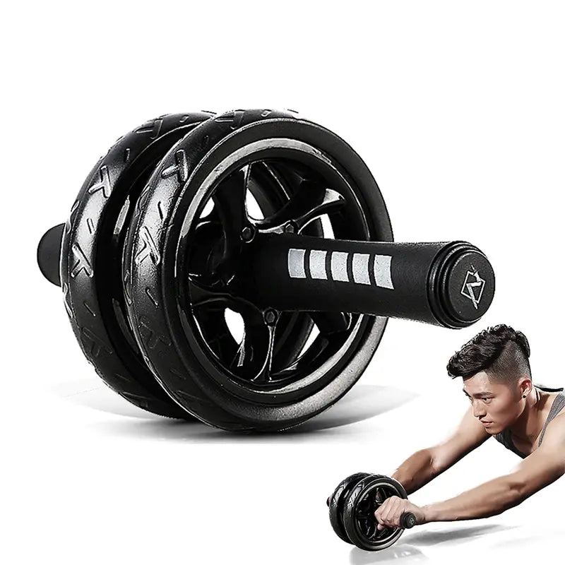 Double Wheel Ab Roller Trainer Fitness-6