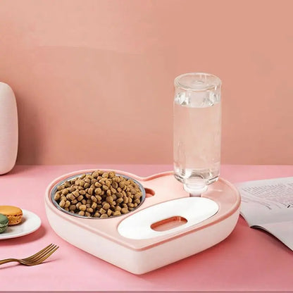 2-in-1 Dog & Cat Feeder Station Pet Essentials-6